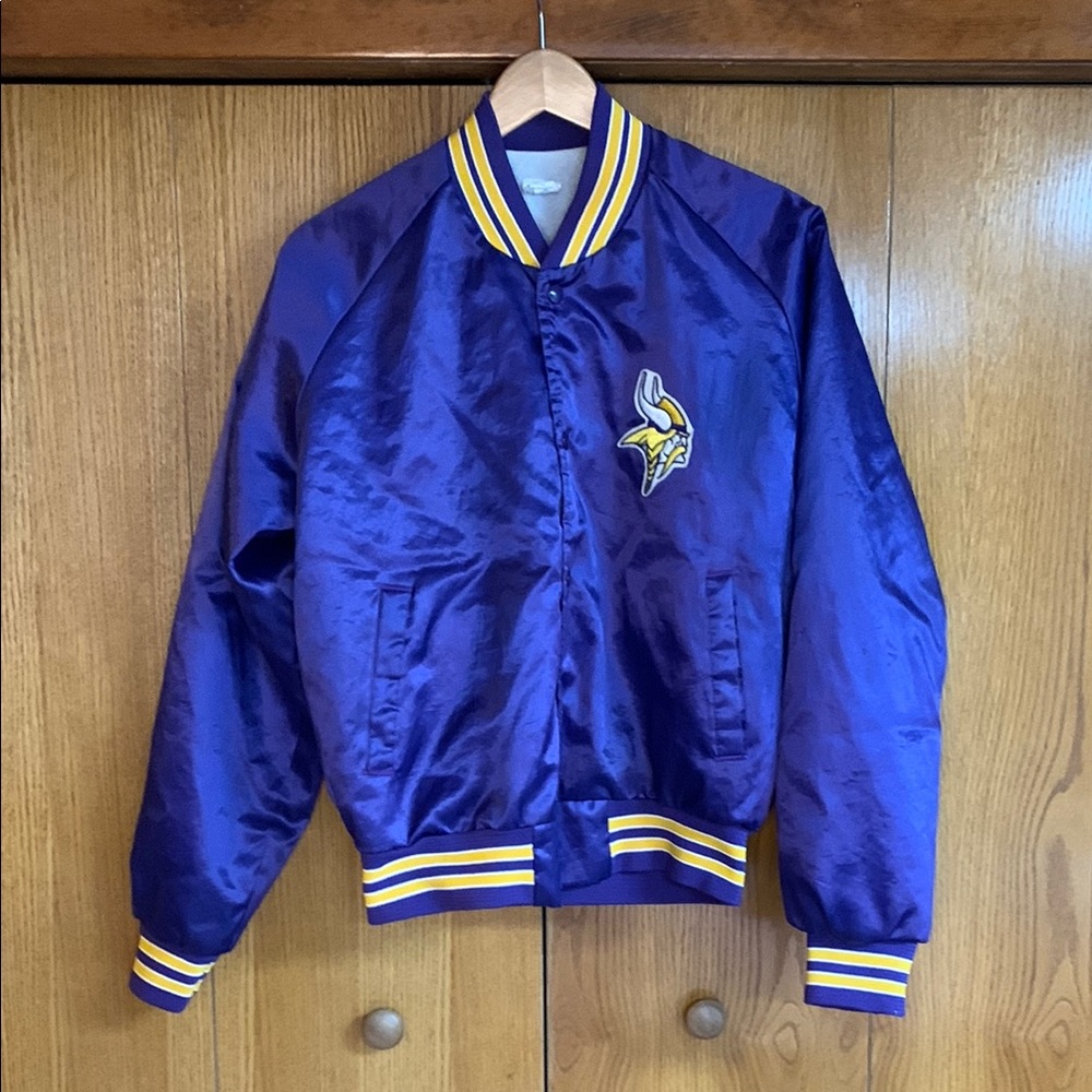 Chalk Line Vintage‎ Minnesota Vikings Button Up Jacket Men's Size Medium